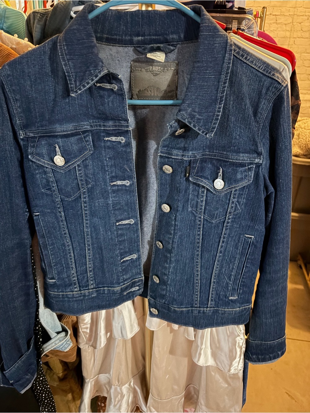 Levi's Women's Dark Indigo Denim Trucker Jacket